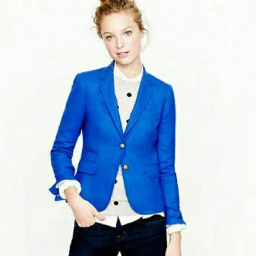 J.Crew Schoolboy Black Wool Blazer